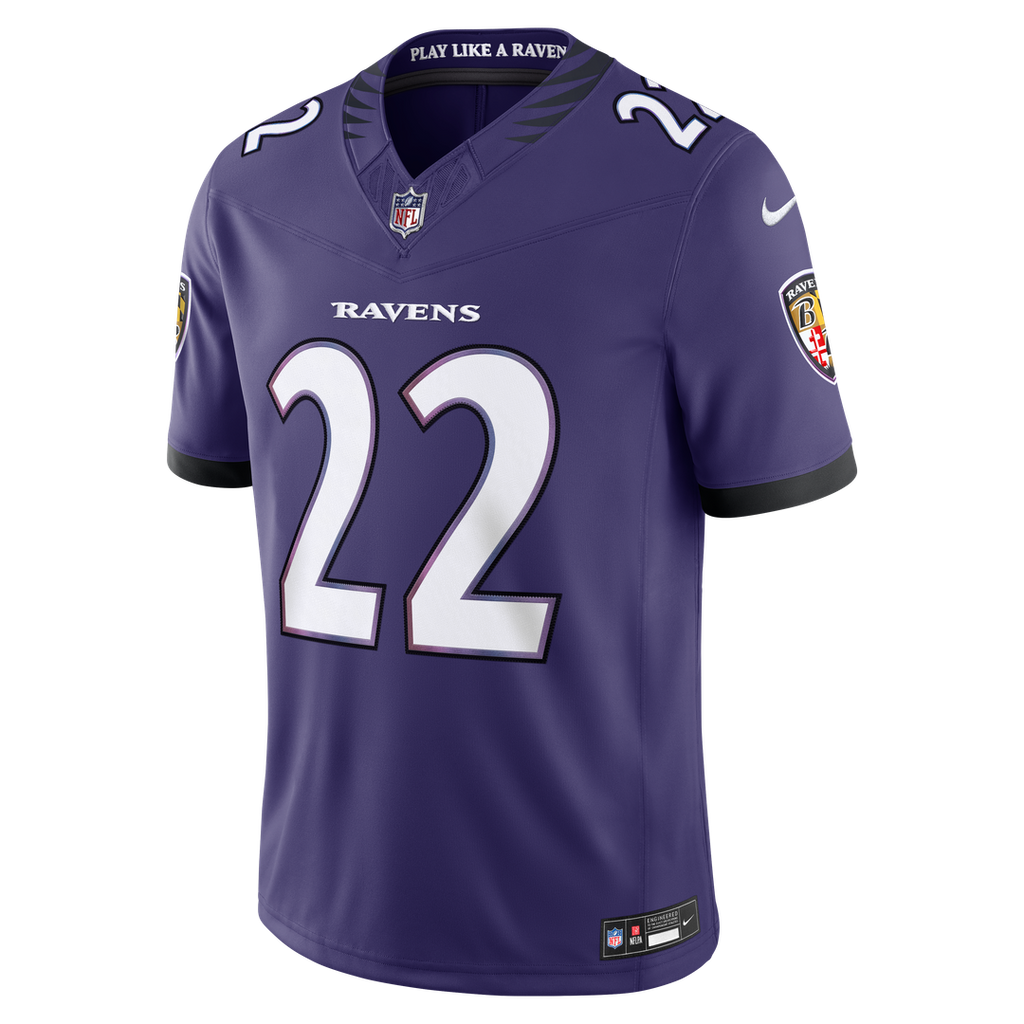 Derrick Henry Baltimore Ravens Vapor F.U.S.E. Stitched Limited Jersey - White