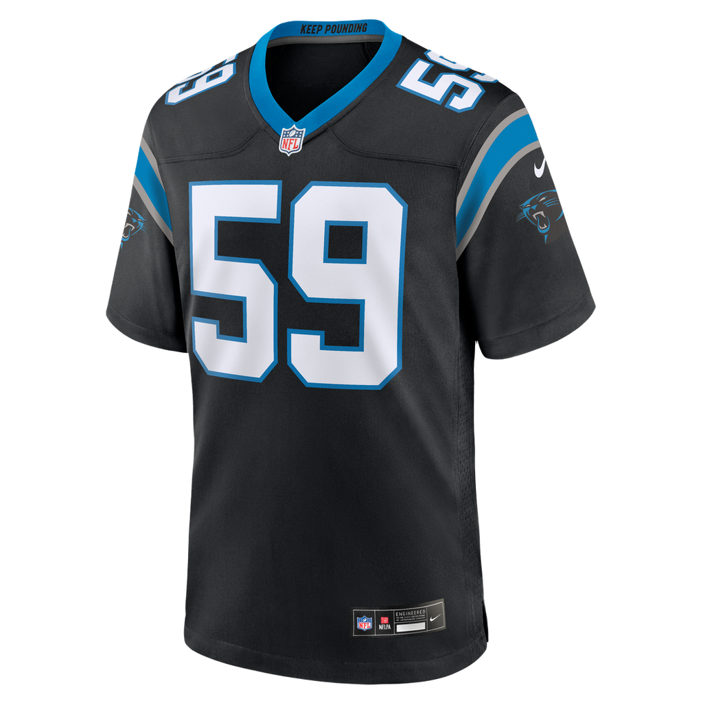 Luke Kuechly Carolina Panthers Team Game Jersey - Black