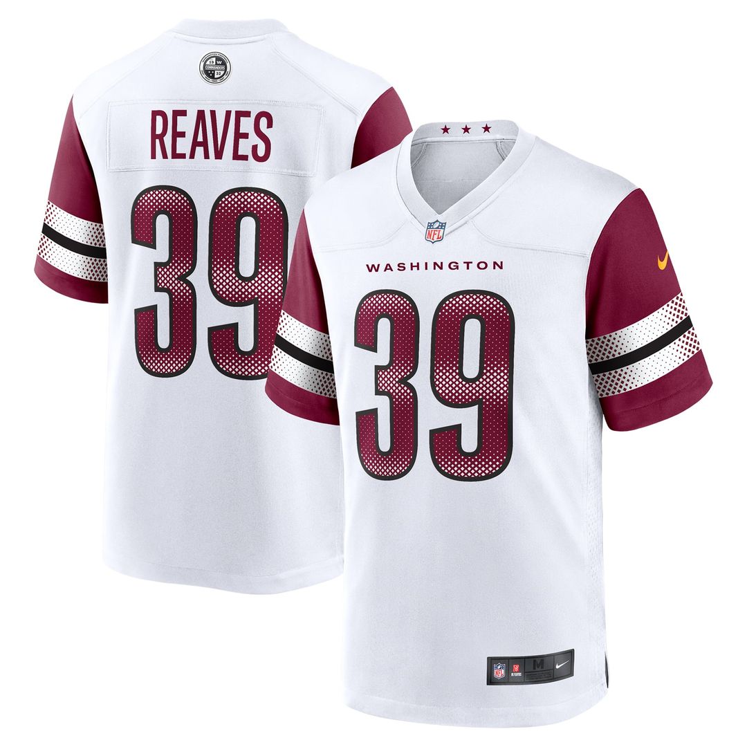 Jeremy Reaves Washington Commanders Game Jersey - White