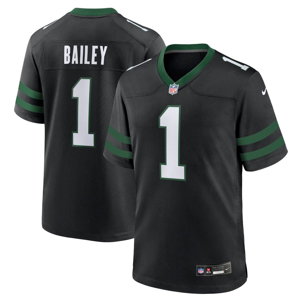 David Bailey New York Jets Alternate Game Player Jersey - Legacy Black
