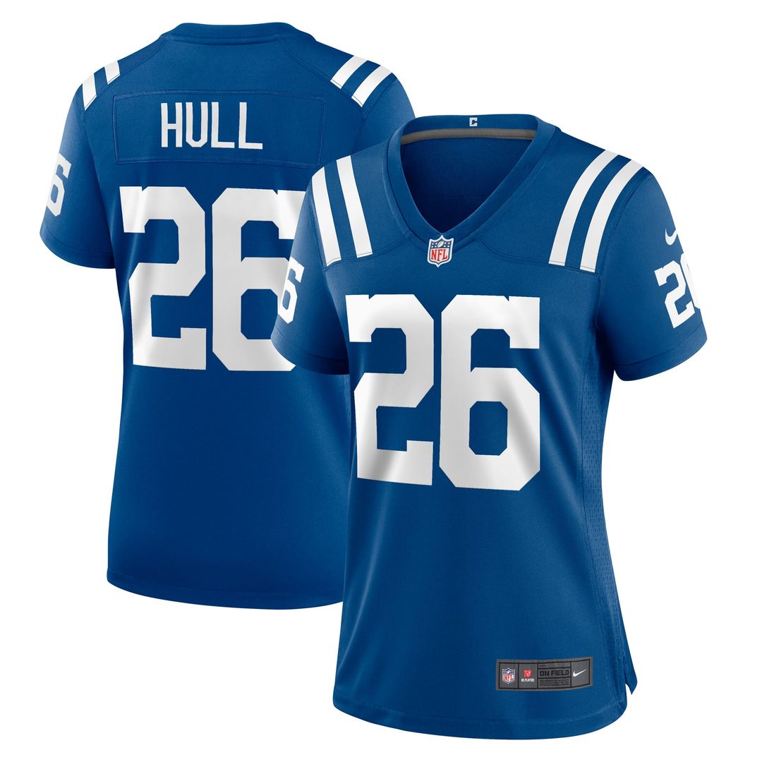 Evan Hull Indianapolis Colts Women's Team Game Jersey - Royal