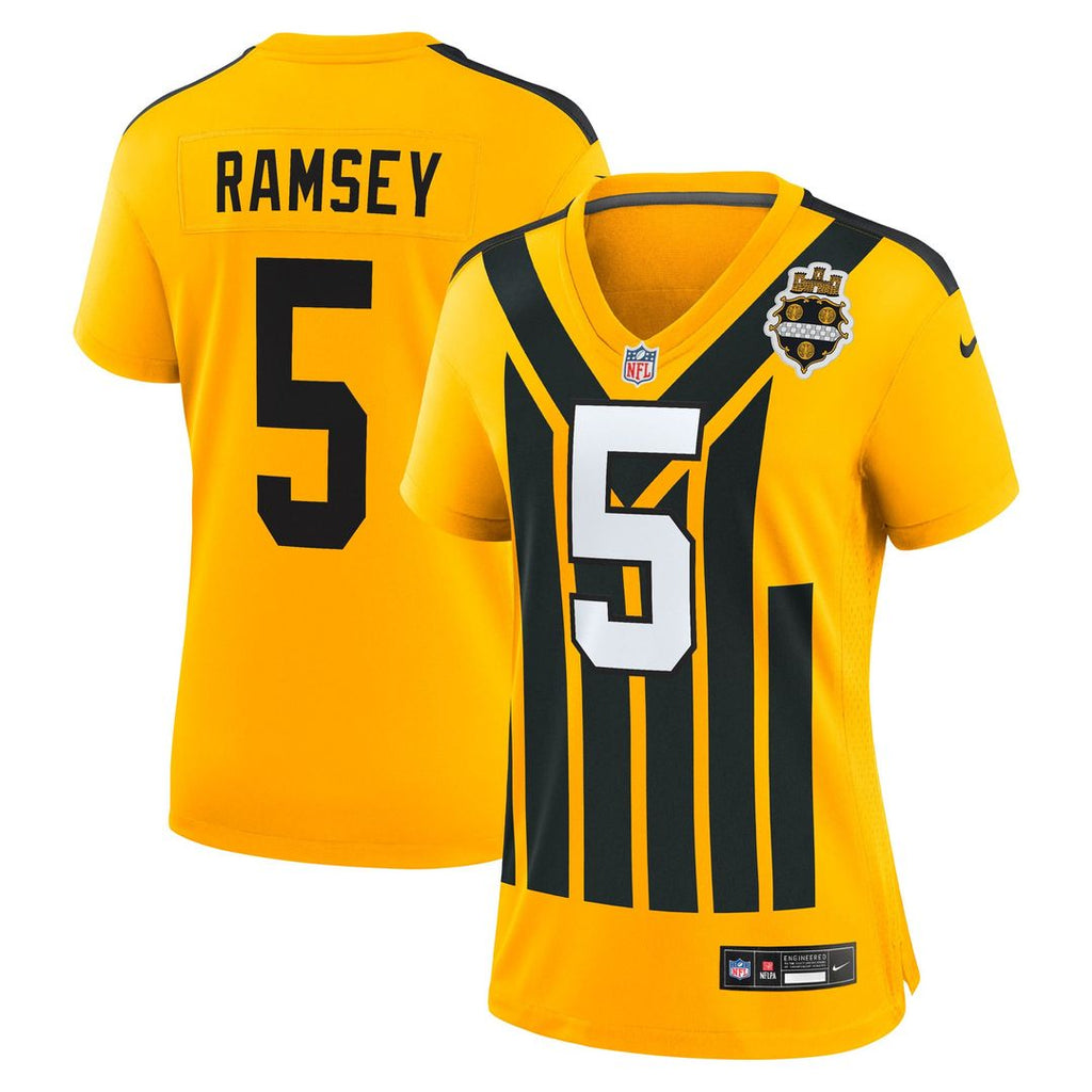 Jalen Ramsey Pittsburgh Steelers Women's Alternate 1933 Throwback Game Jersey - Gold