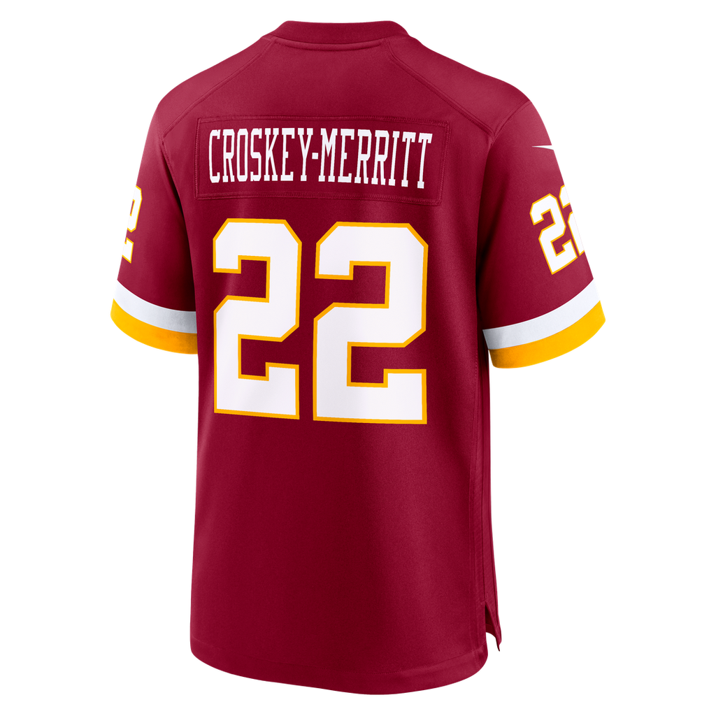 Jacory Croskey-Merritt Washington Commanders Game Super Bowl Era Jersey - White