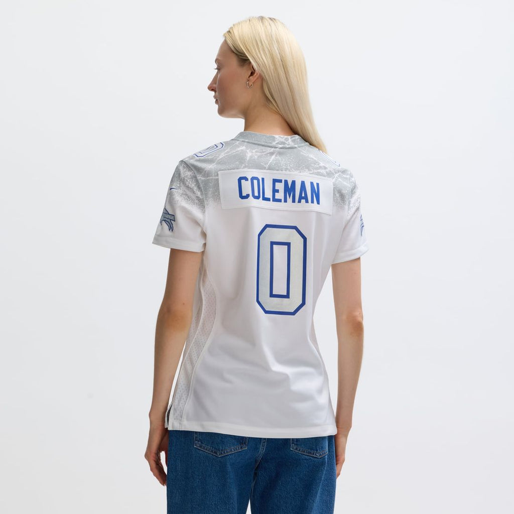Keon Coleman Buffalo Bills Women's 2025 Rivalries Collection Game Jersey - White