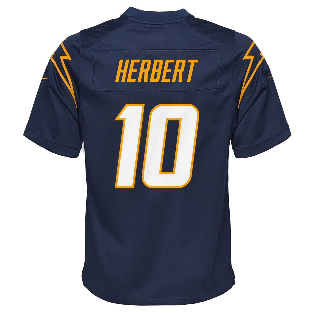 Justin Herbert Los Angeles Chargers Youth Game Jersey - Navy
