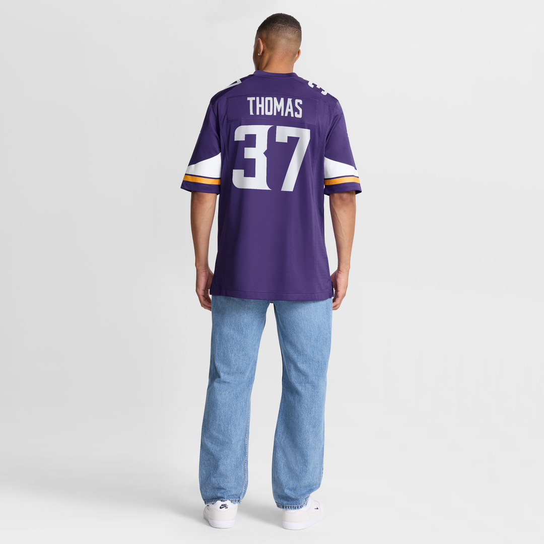Tavierre Thomas Minnesota Vikings Team Game Jersey - Purple