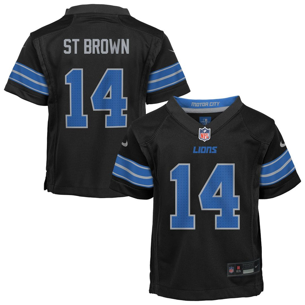 Amon-Ra St. Brown Detroit Lions Preschool Alternate Player Game Jersey - Black