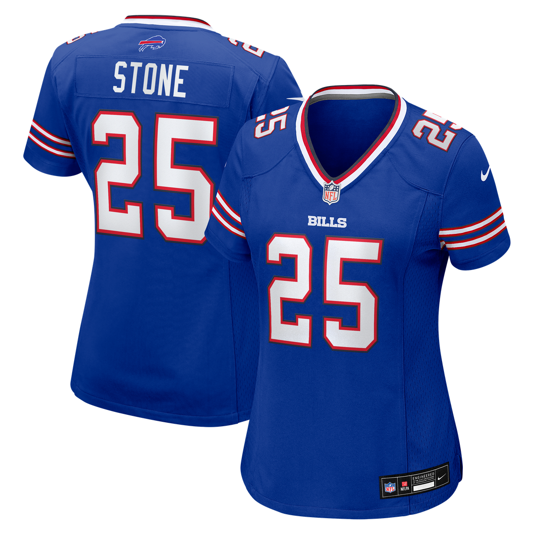 Geno Stone Buffalo Bills Women's Team Game Jersey - Royal
