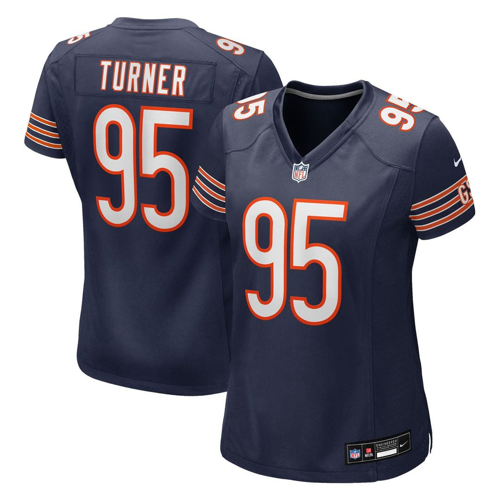 Shemar Turner Chicago Bears Women's Team Game Jersey - Navy