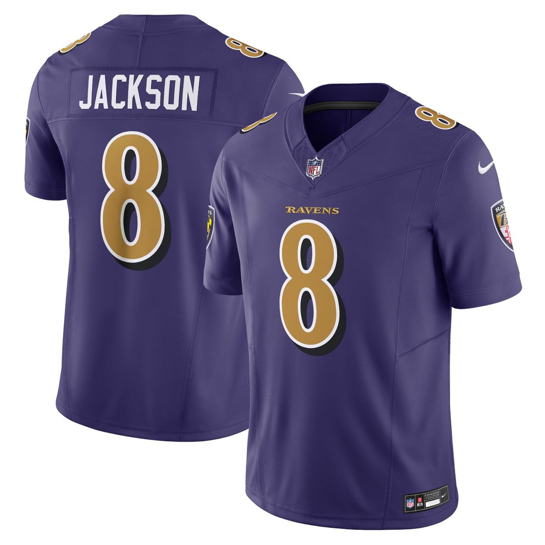Lamar Jackson Baltimore Ravens Vapor F.U.S.E. Limited Jersey - White