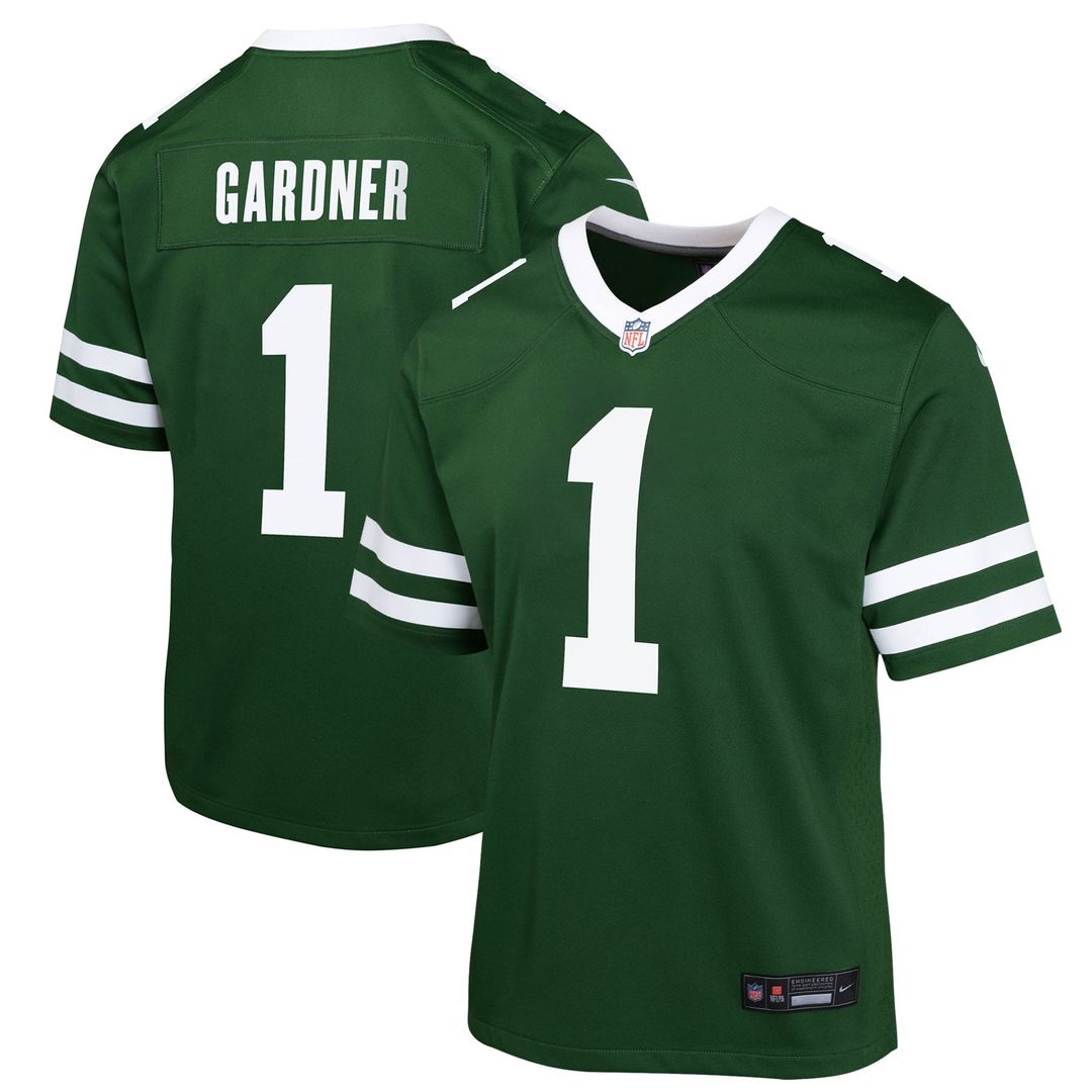 Ahmad Sauce Gardner New York Jets Youth Game Jersey - Black
