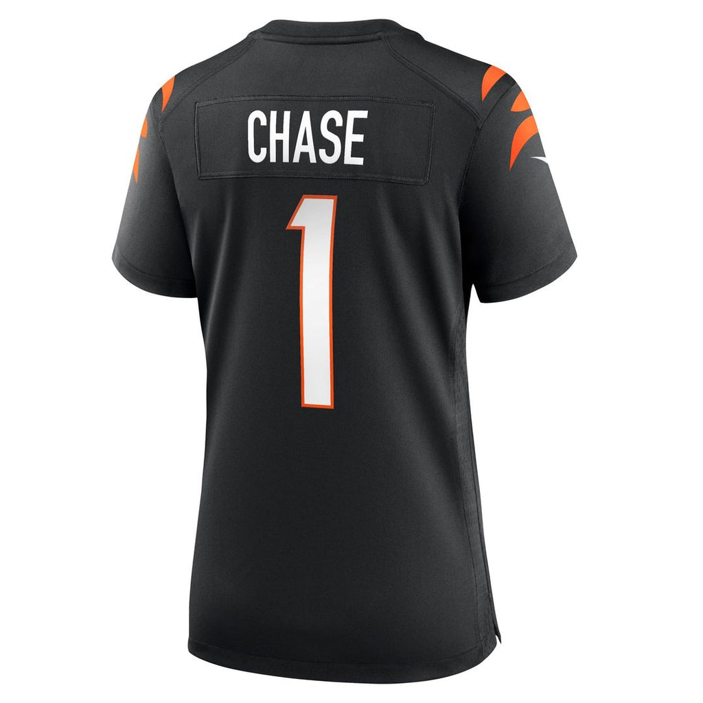 Ja'Marr Chase Cincinnati Bengals Women's Game Jersey - Black