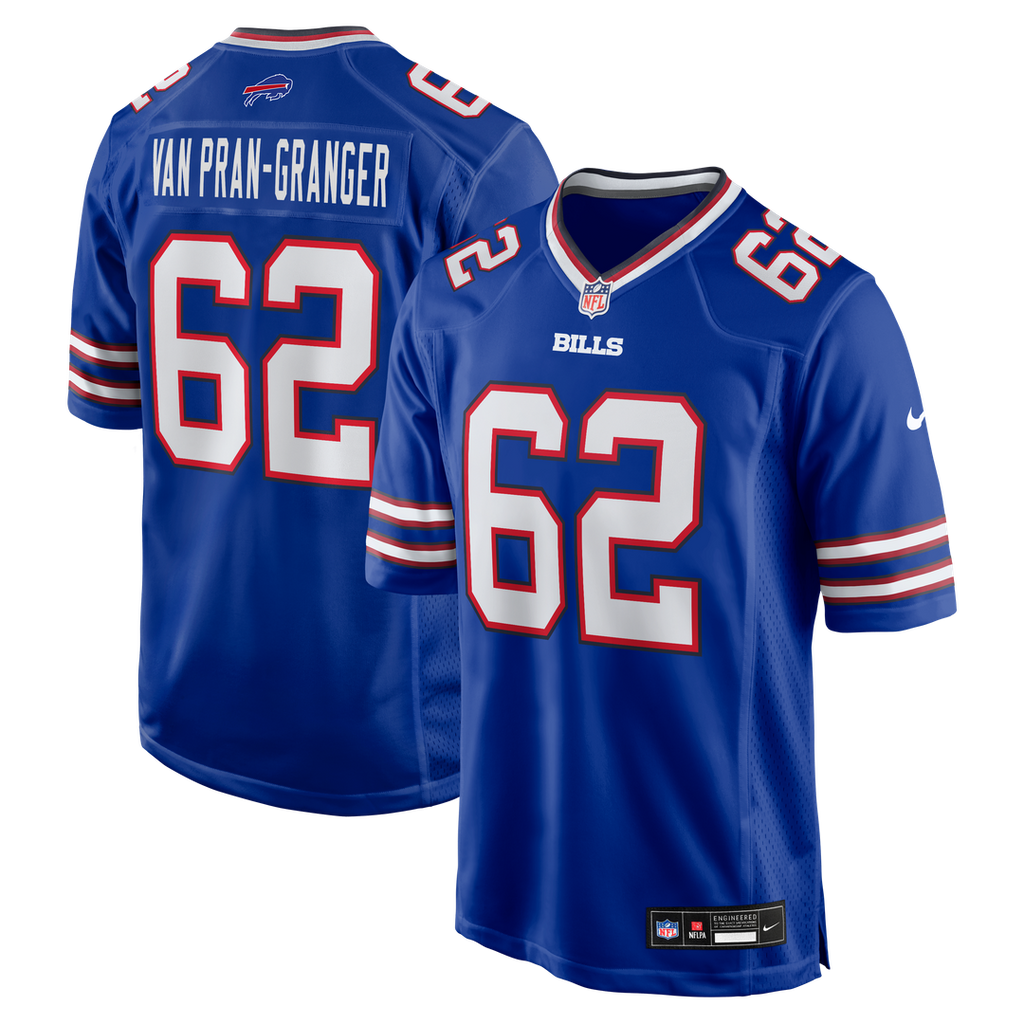 Sedrick Van Pran-Granger Buffalo Bills Game Jersey - Royal