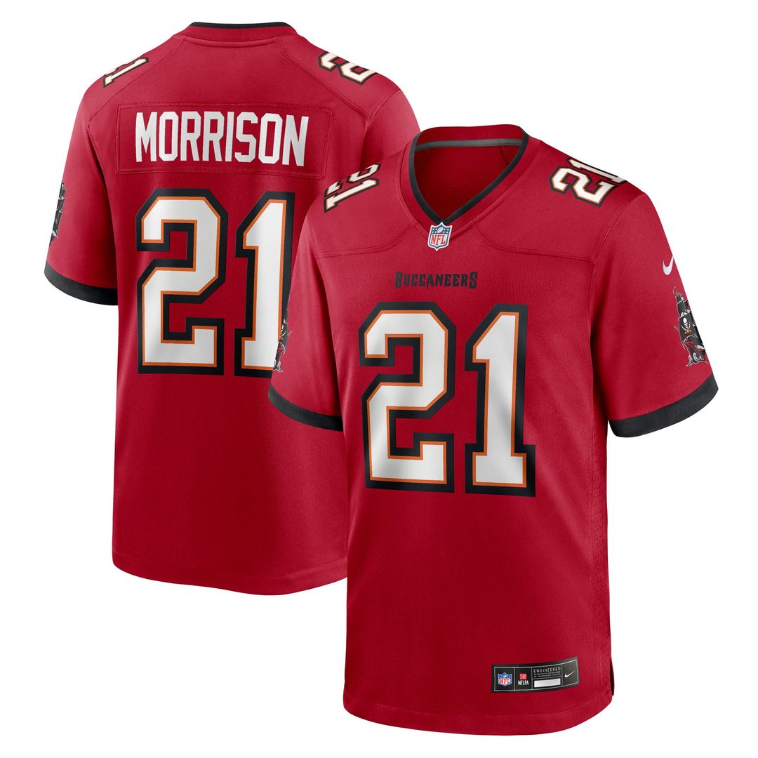 Benjamin Morrison Tampa Bay Buccaneers Team Game Jersey - Red