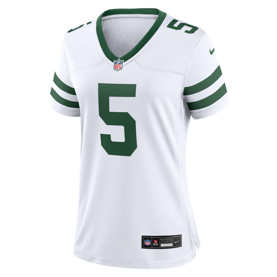 Garrett Wilson New York Jets Women's Game Jersey - Legacy White