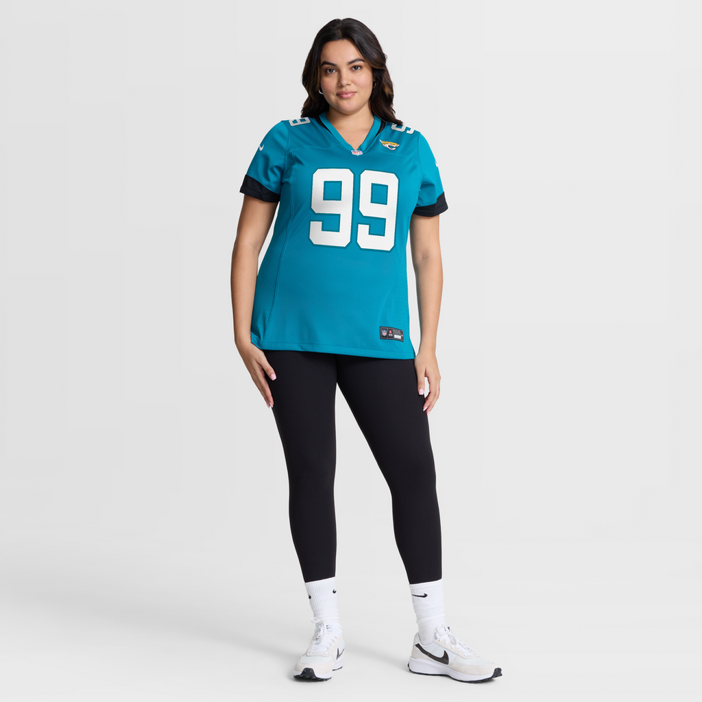 Ruke Orhorhoro Jacksonville Jaguars Women's Team Game Jersey - Teal