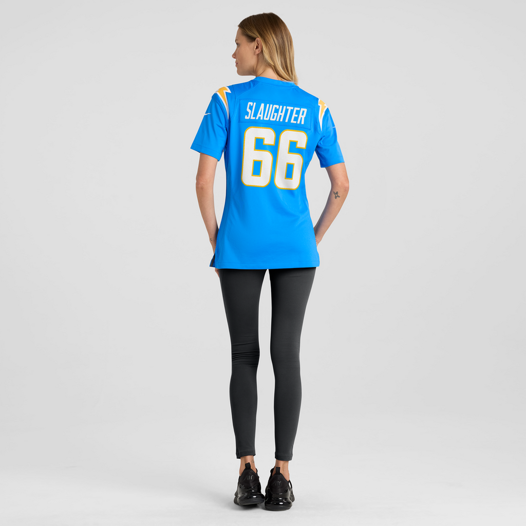 Jake Slaughter Los Angeles Chargers Women's Team Game Jersey - Powder Blue