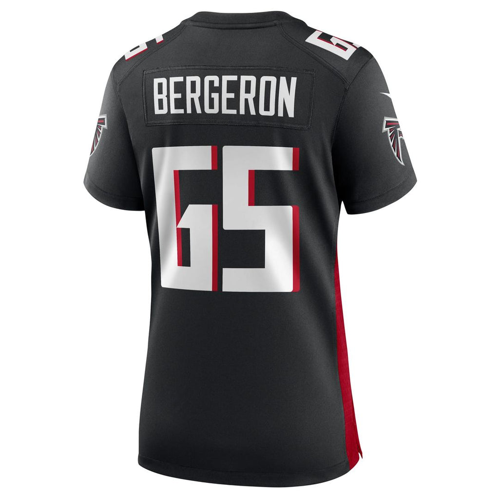 Matthew Bergeron Atlanta Falcons Women's Team Game Jersey - Black