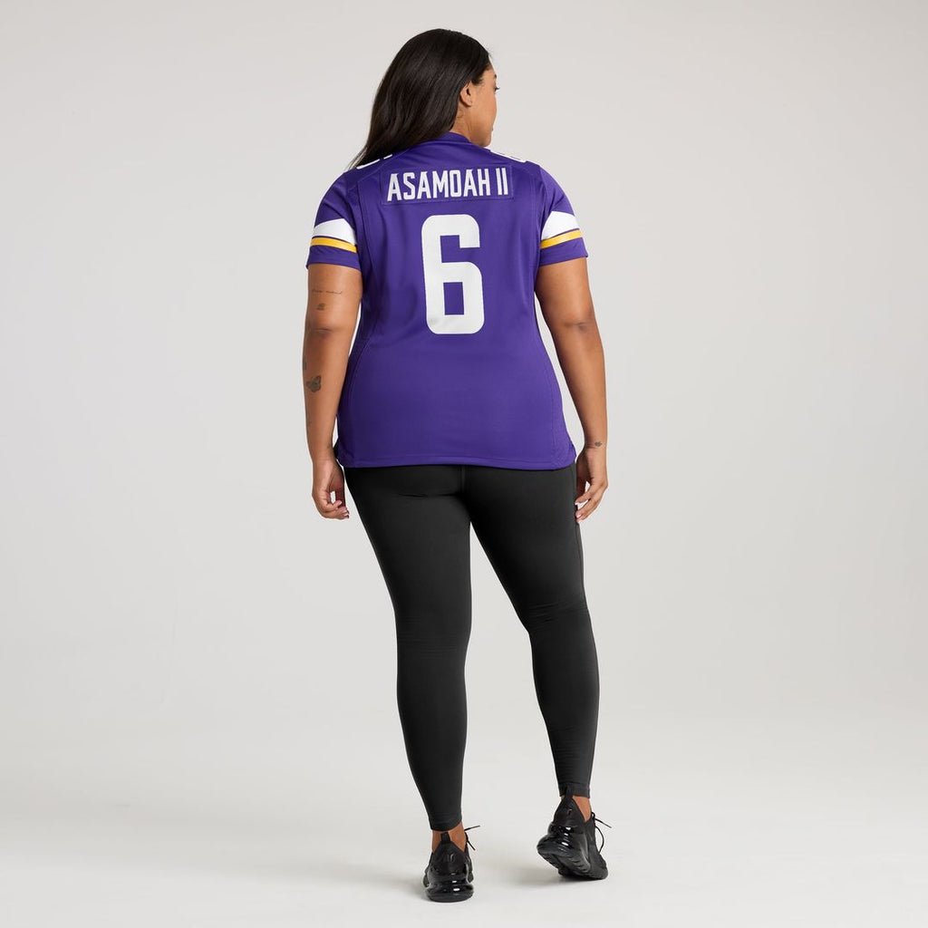 Brian Asamoah II Minnesota Vikings Women's Game Jersey - Purple