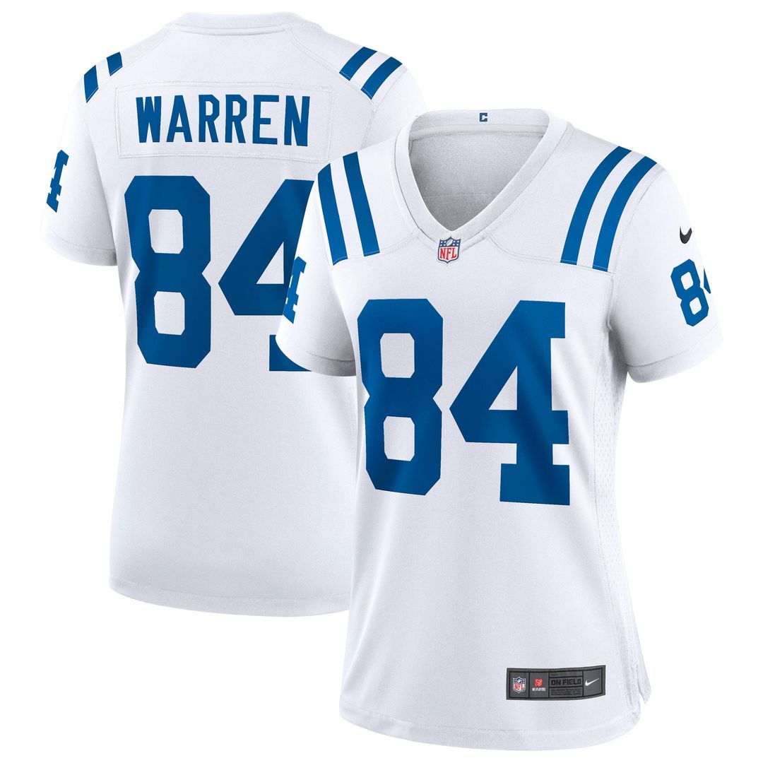 Tyler Warren Indianapolis Colts Women's Game Jersey - White