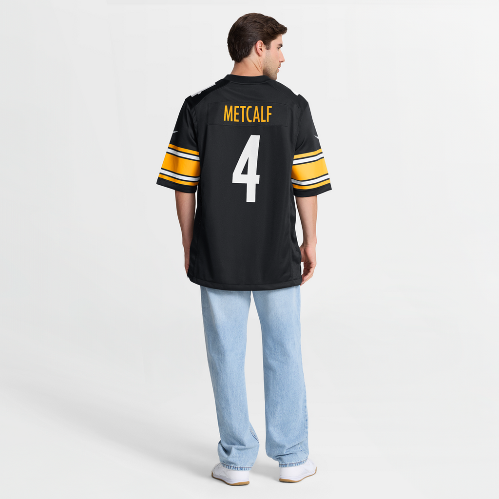 DK Metcalf Pittsburgh Steelers Game Player Jersey - Black