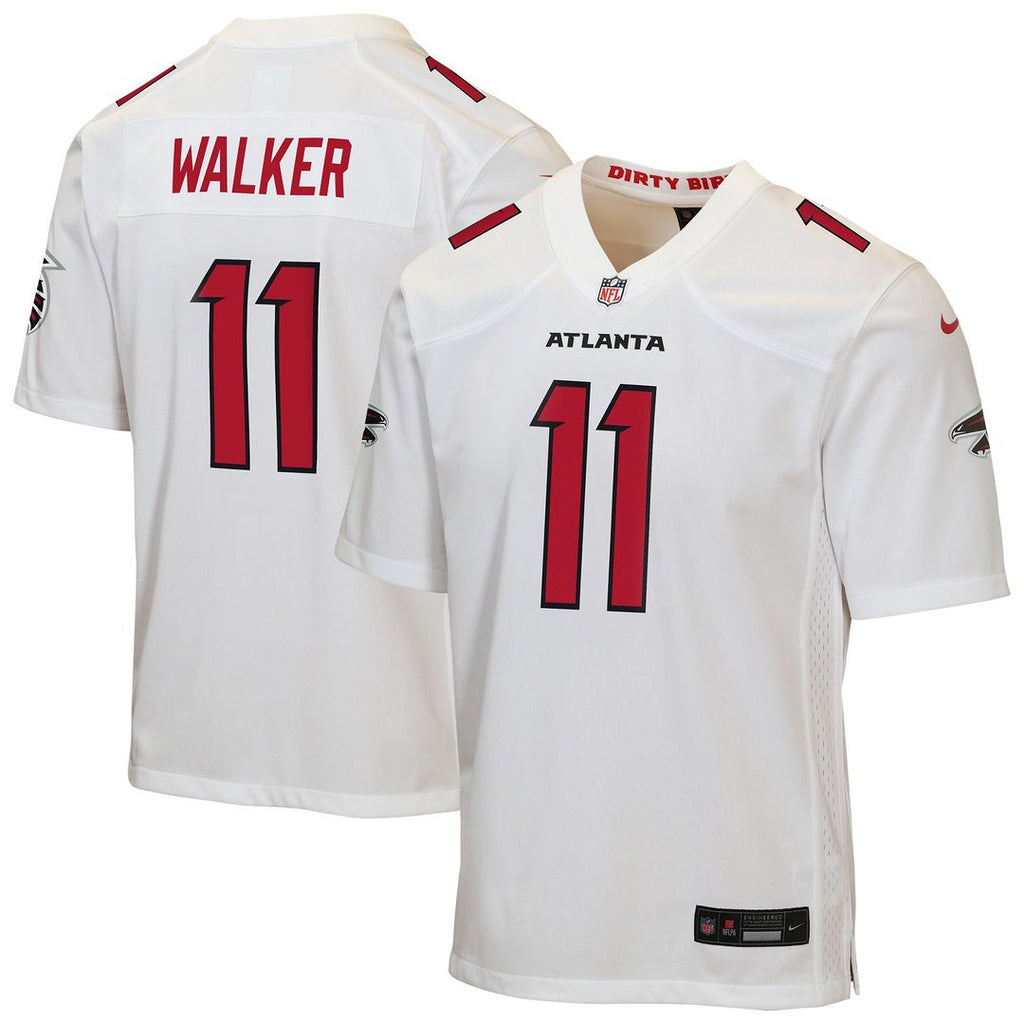 Jalon Walker Atlanta Falcons Youth Game Jersey - White