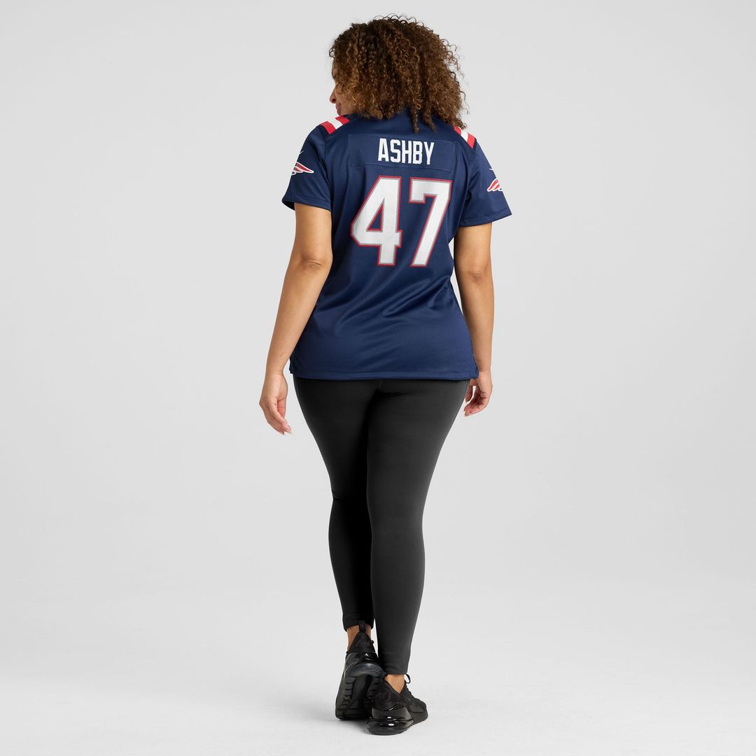 Julian Ashby New England Patriots Women's Team Game Jersey - Navy