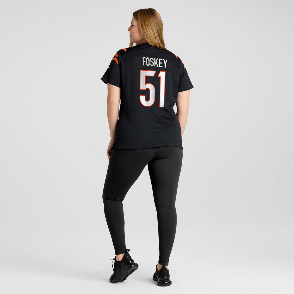 Isaiah Foskey Cincinnati Bengals Women's Team Game Jersey - Black
