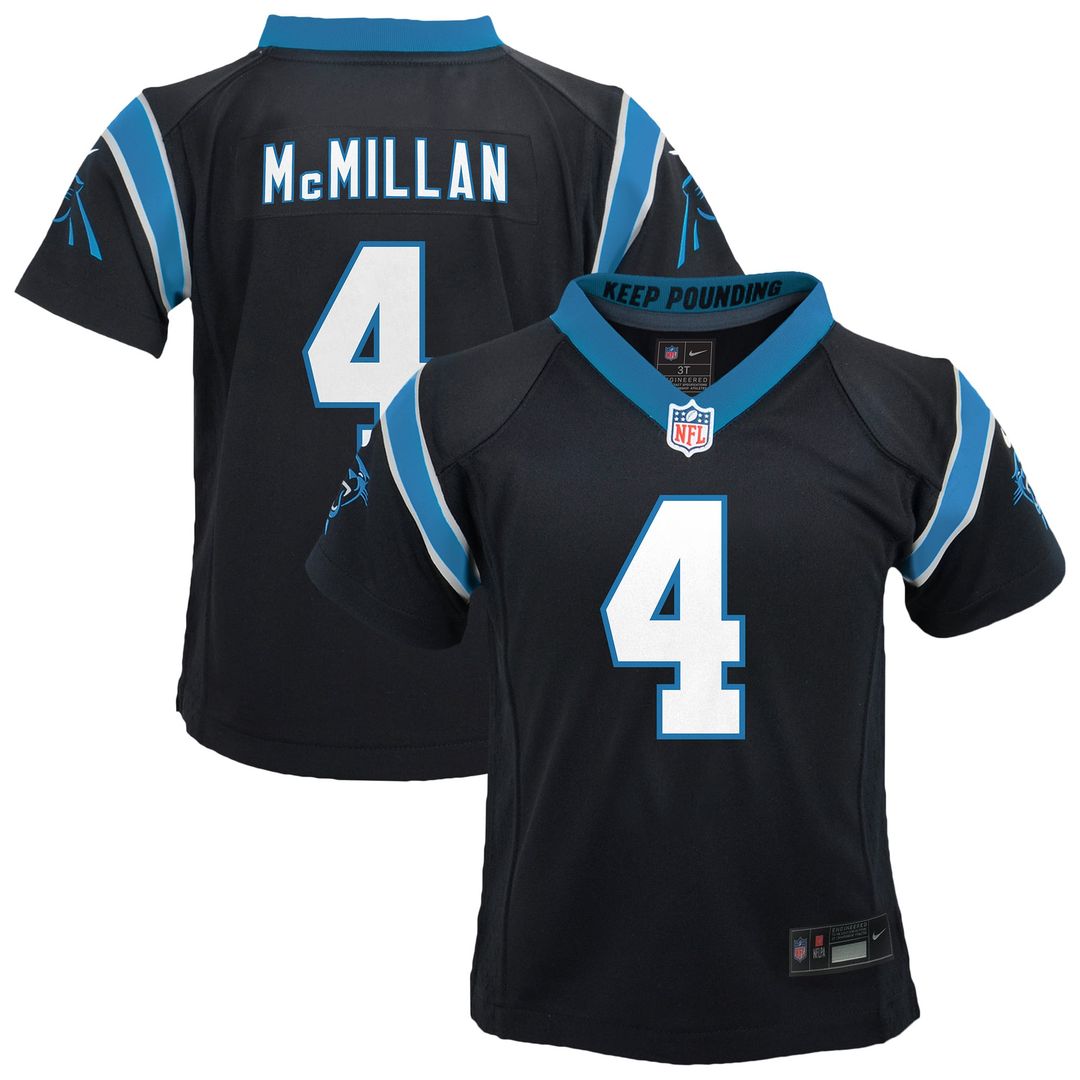 Tetairoa McMillan Carolina Panthers Toddler Game Jersey - Black