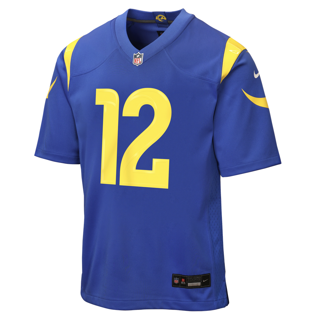 Puka Nacua Los Angeles Rams Youth Game Jersey - Royal