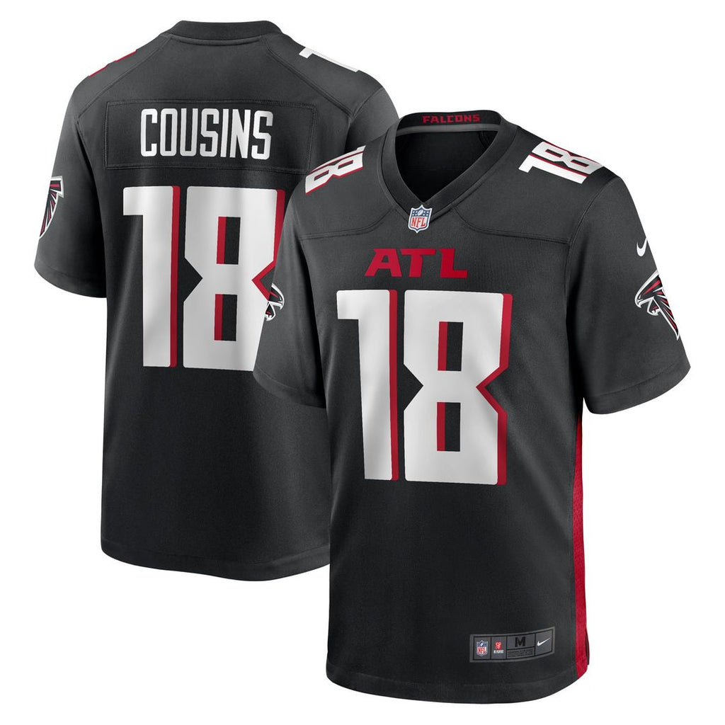 Kirk Cousins Atlanta Falcons Youth Game Jersey - Black