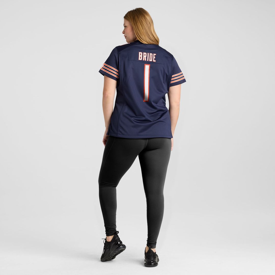 Number 1 Bride Chicago Bears Women's Game Jersey - Navy