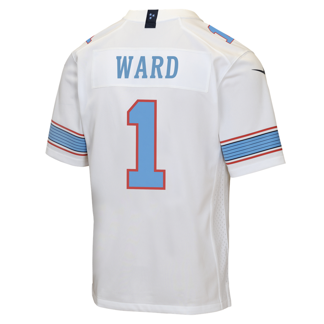 Cameron Ward Tennessee Titans Youth Game Jersey - Light Blue
