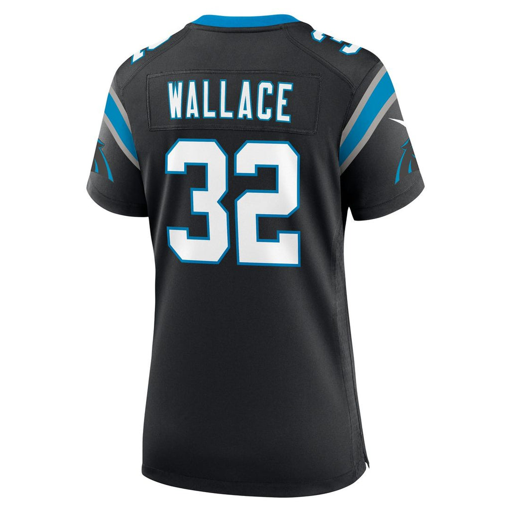 Trevin Wallace Carolina Panthers Women's Team Game Jersey - Black