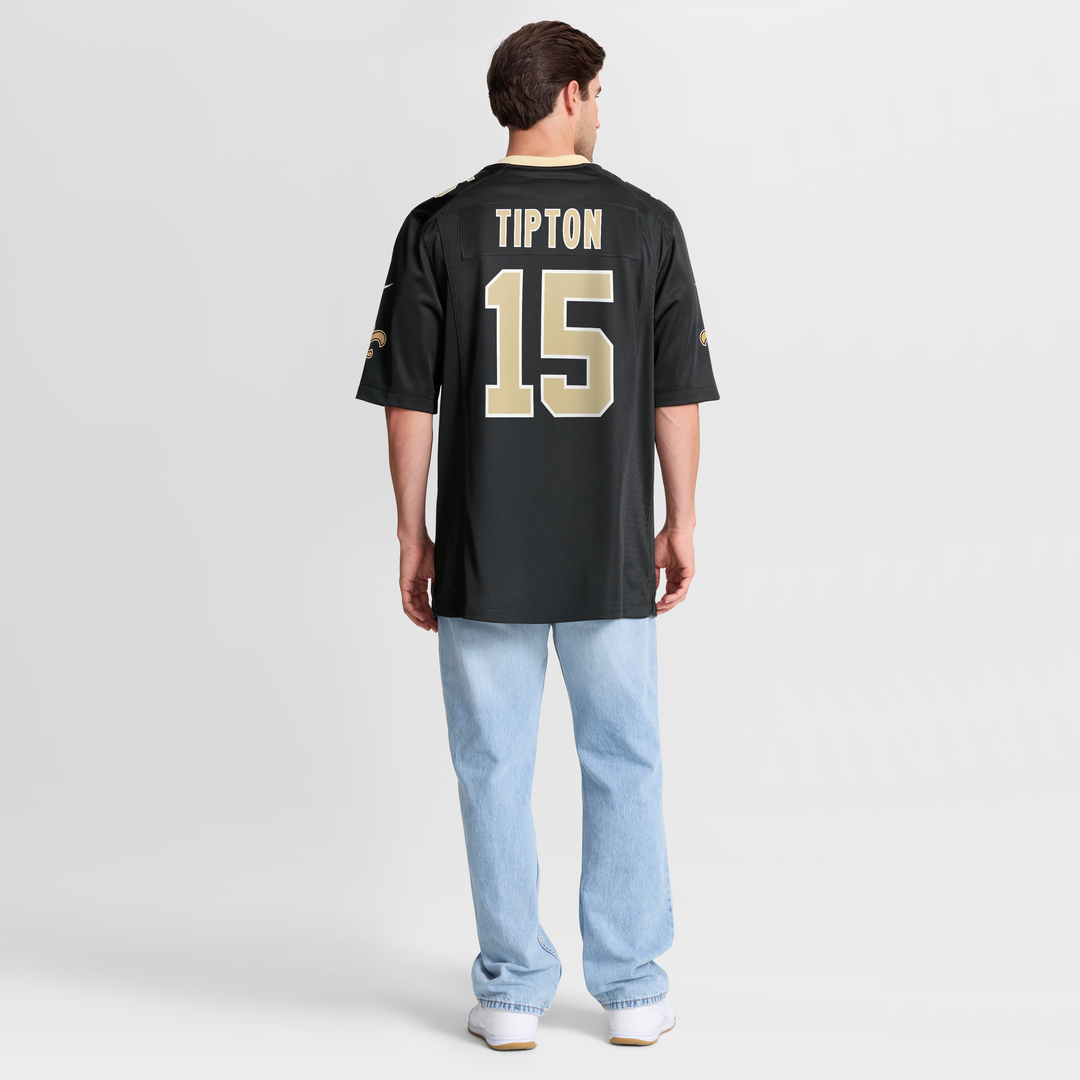 Mason Tipton New Orleans Saints Team Game Jersey - Black