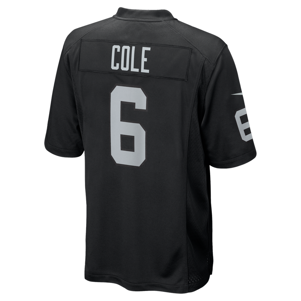 AJ Cole Las Vegas Raiders Game Jersey - Black