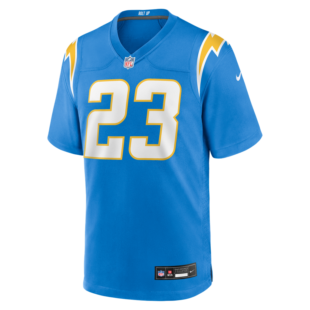 Tony Jefferson Los Angeles Chargers Team Game Jersey - Powder Blue