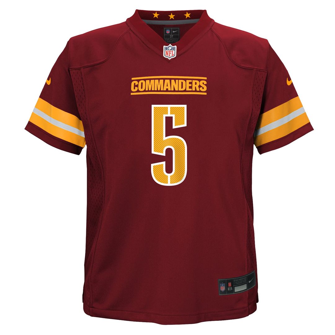Jayden Daniels Washington Commanders Toddler Game Jersey - Burgundy