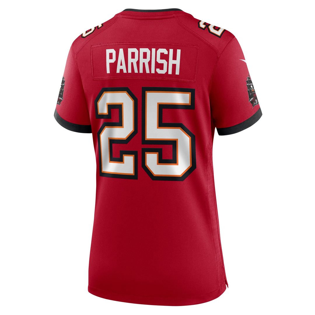 Jacob Parrish Tampa Bay Buccaneers Women's Team Game Jersey - Red