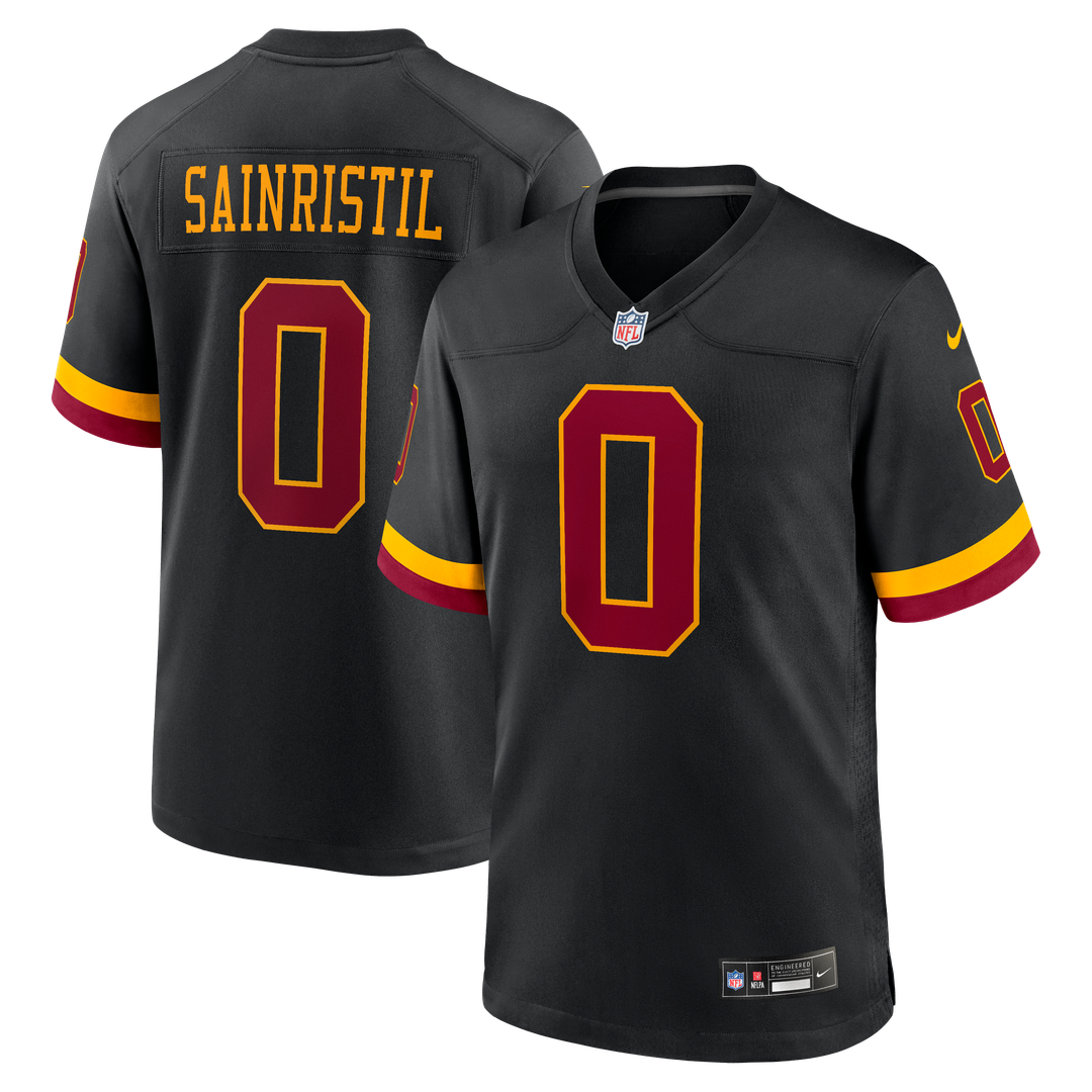 Mike Sainristil Washington Commanders Hail Raiser Alternate Game Jersey - Black