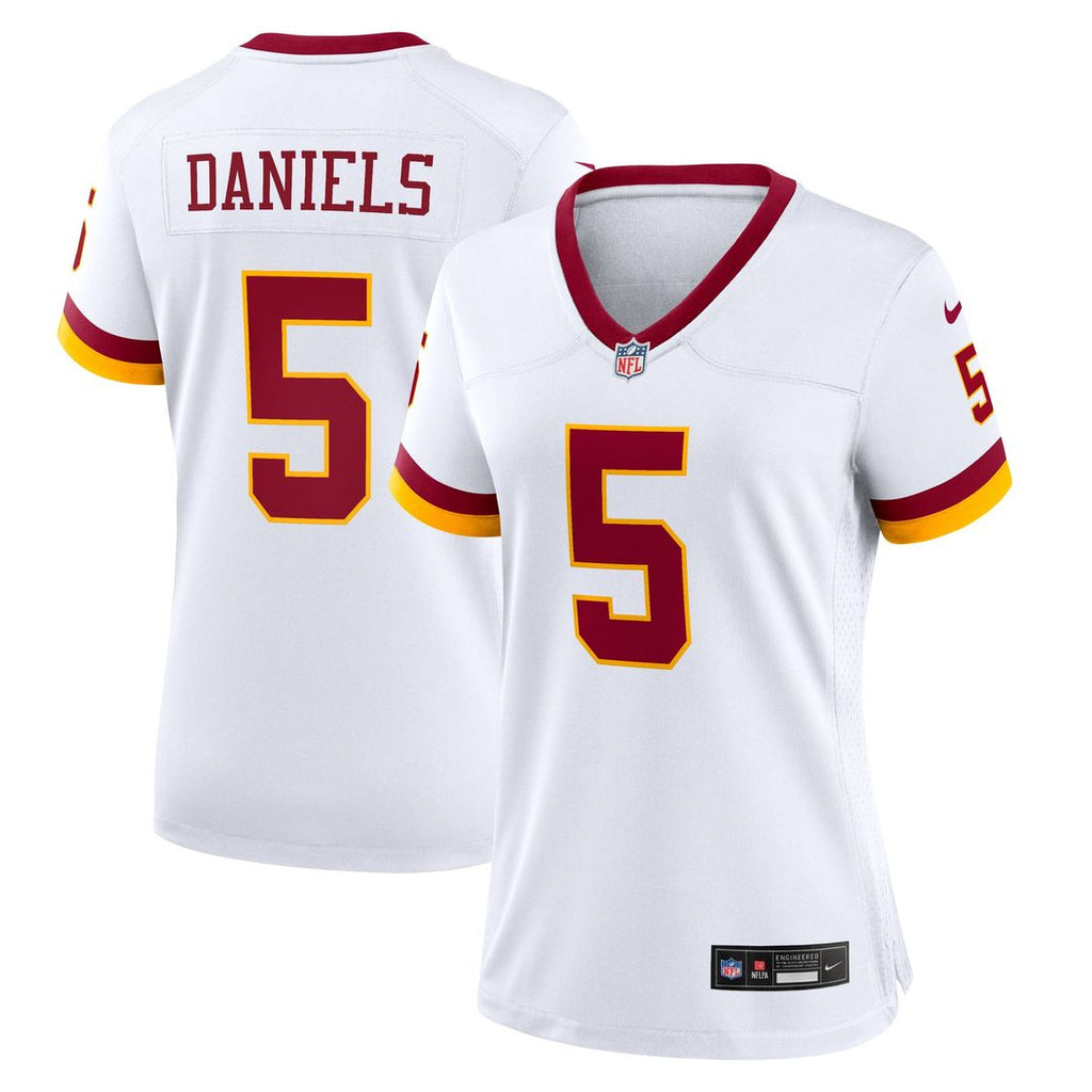 Jayden Daniels Washington Commanders Women's Game Super Bowl Era Jersey - White