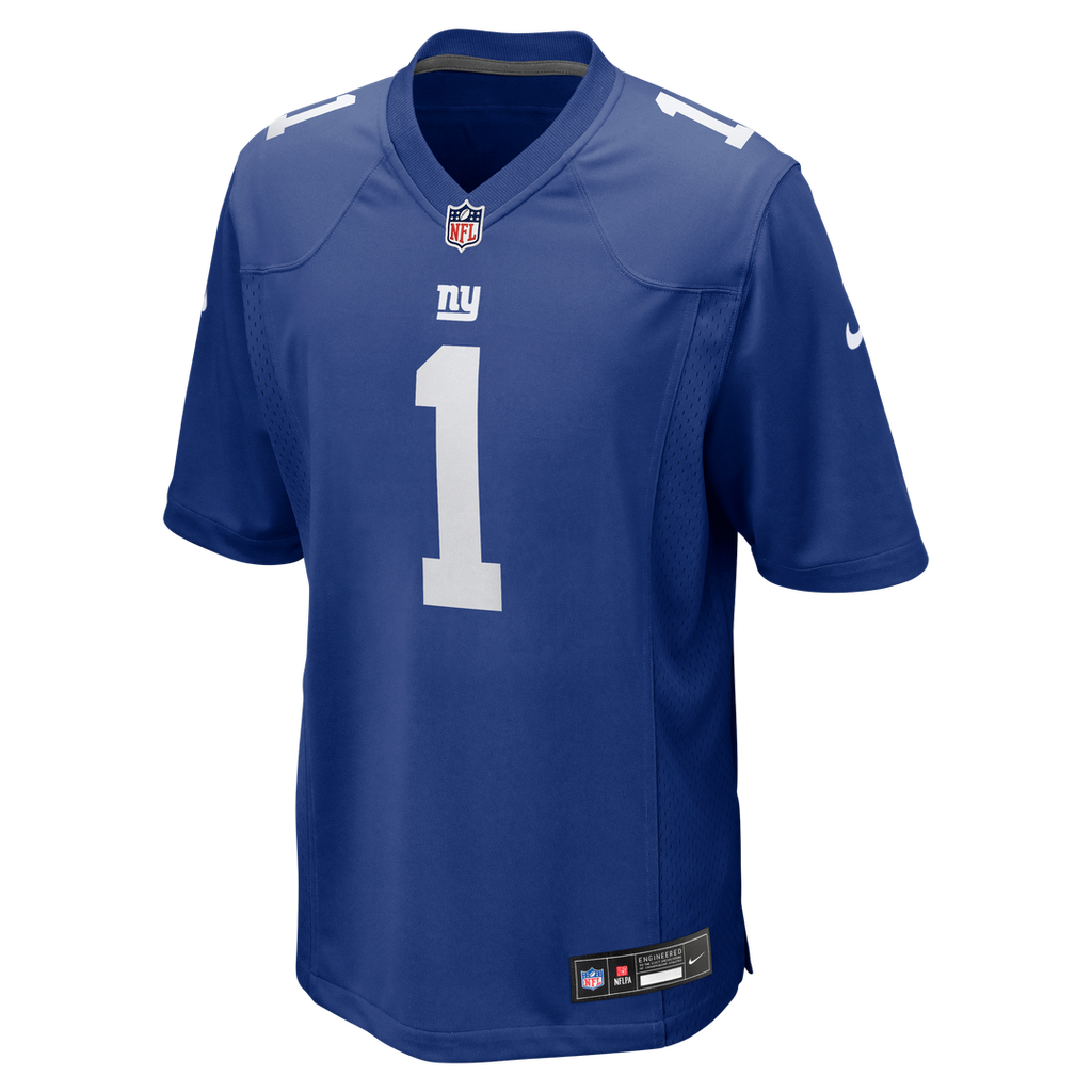 Malik Nabers New York Giants Player Game Jersey - Royal