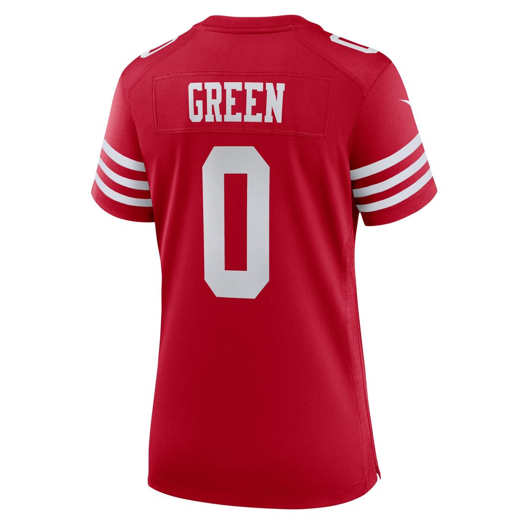Renardo Green San Francisco 49ers Women's Team Game Jersey - Scarlet