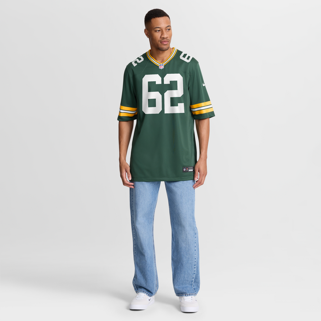 Jacob Monk Green Bay Packers Game Jersey - Green