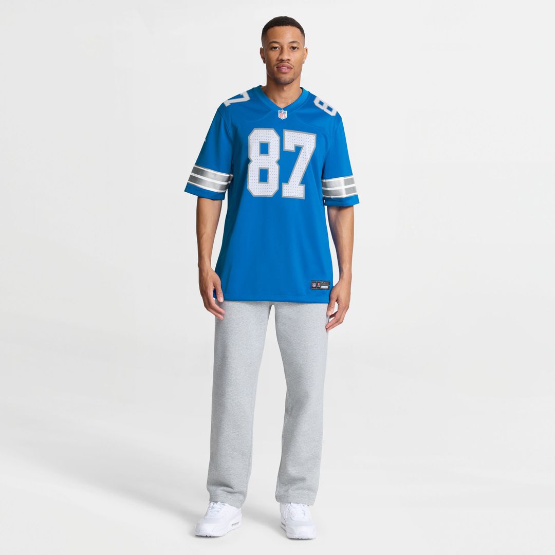 Sam LaPorta Detroit Lions White Game Jersey - White