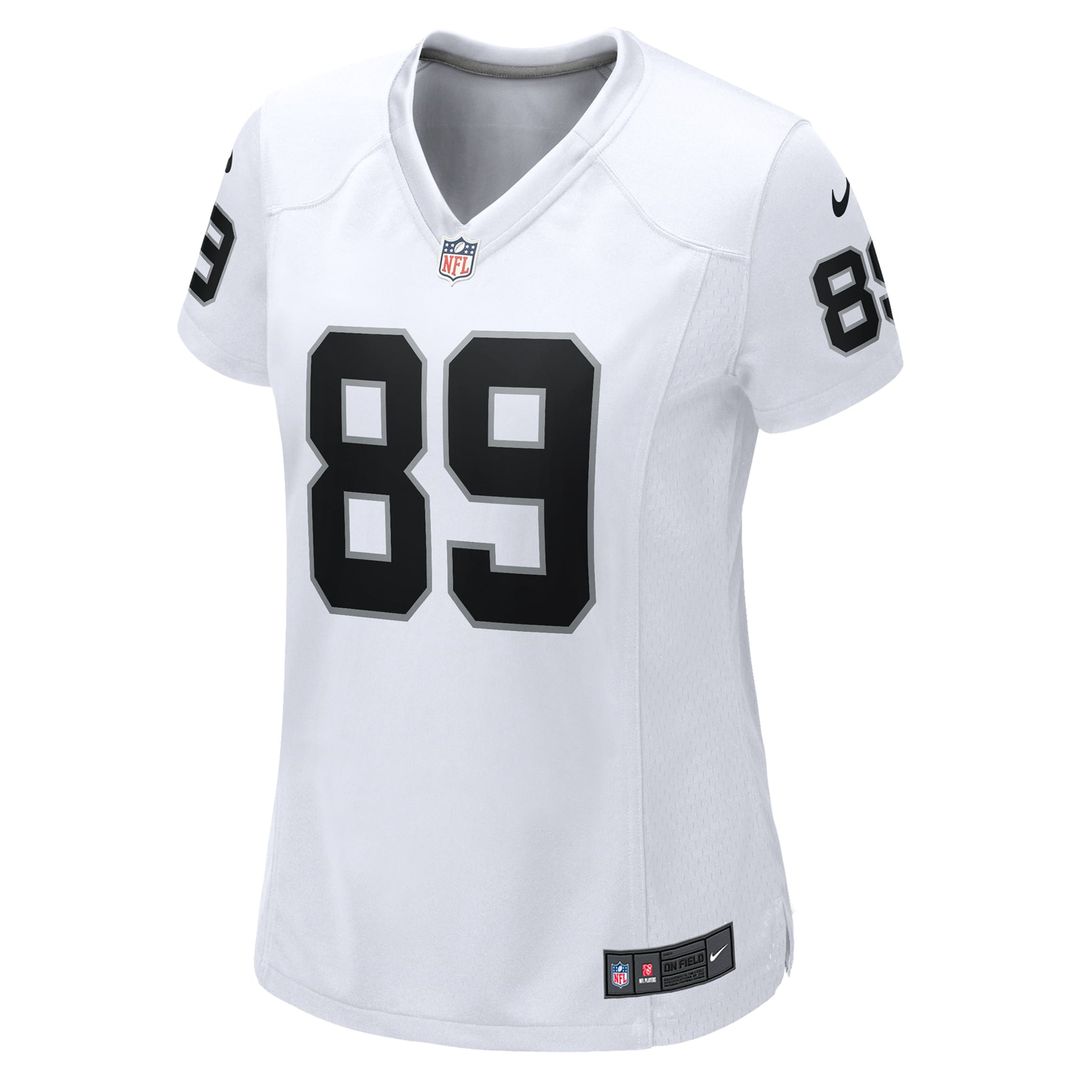 Brock Bowers Las Vegas Raiders Women's Game Jersey - White
