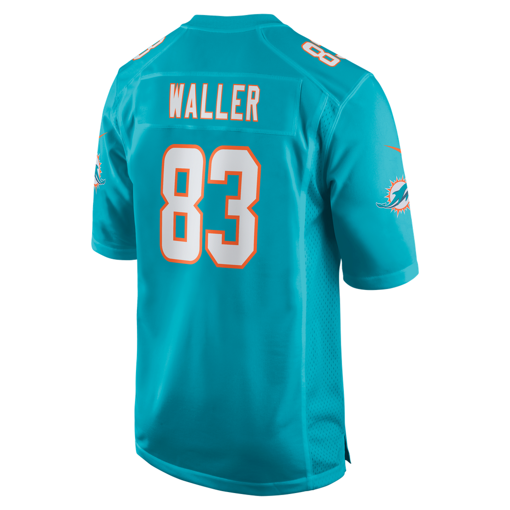 Darren Waller Miami Dolphins Team Game Jersey - Aqua