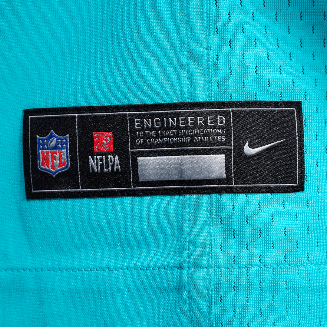 Jacob Rodriguez Miami Dolphins Game Jersey - Aqua