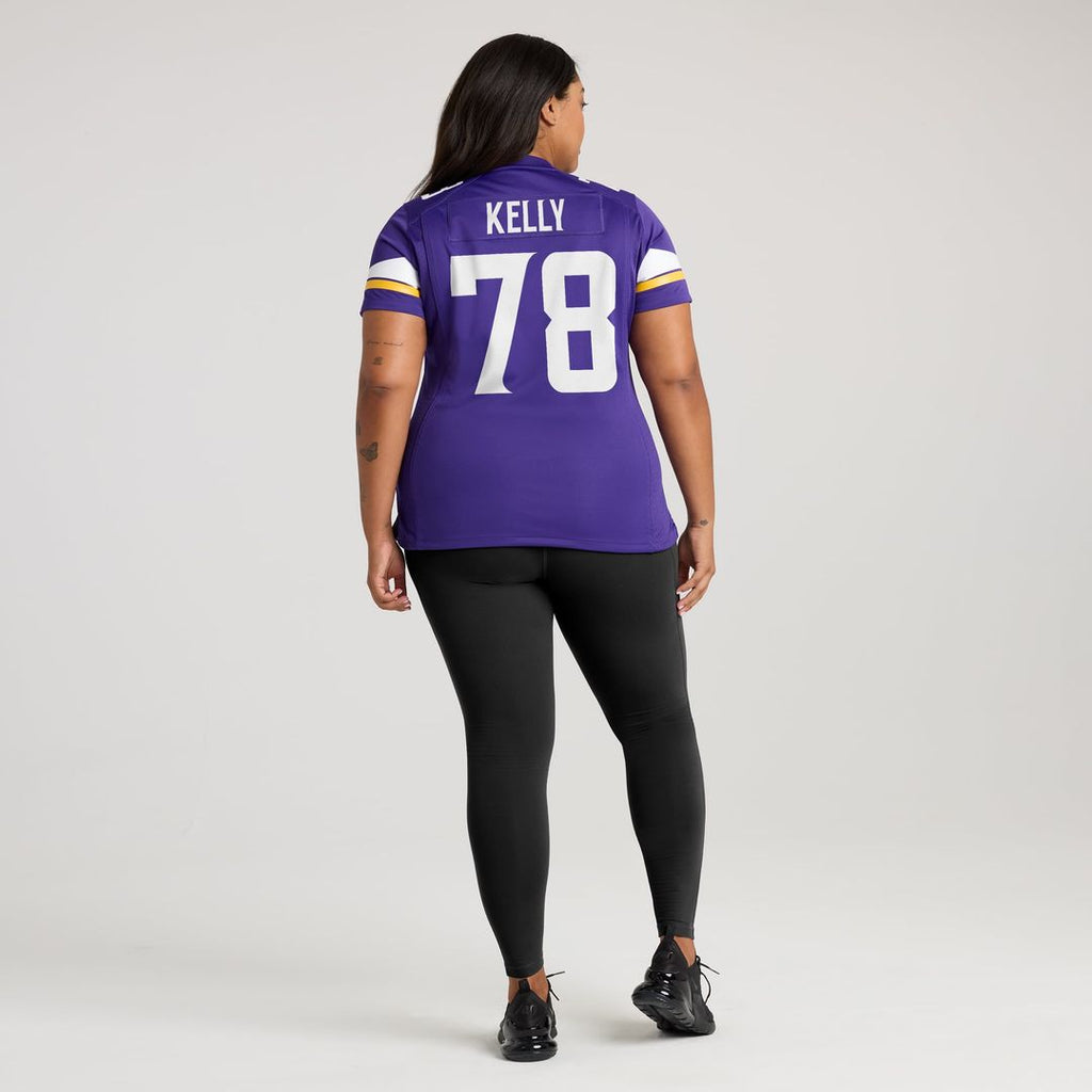 Ryan Kelly Minnesota Vikings Women's Team Game Jersey - Purple