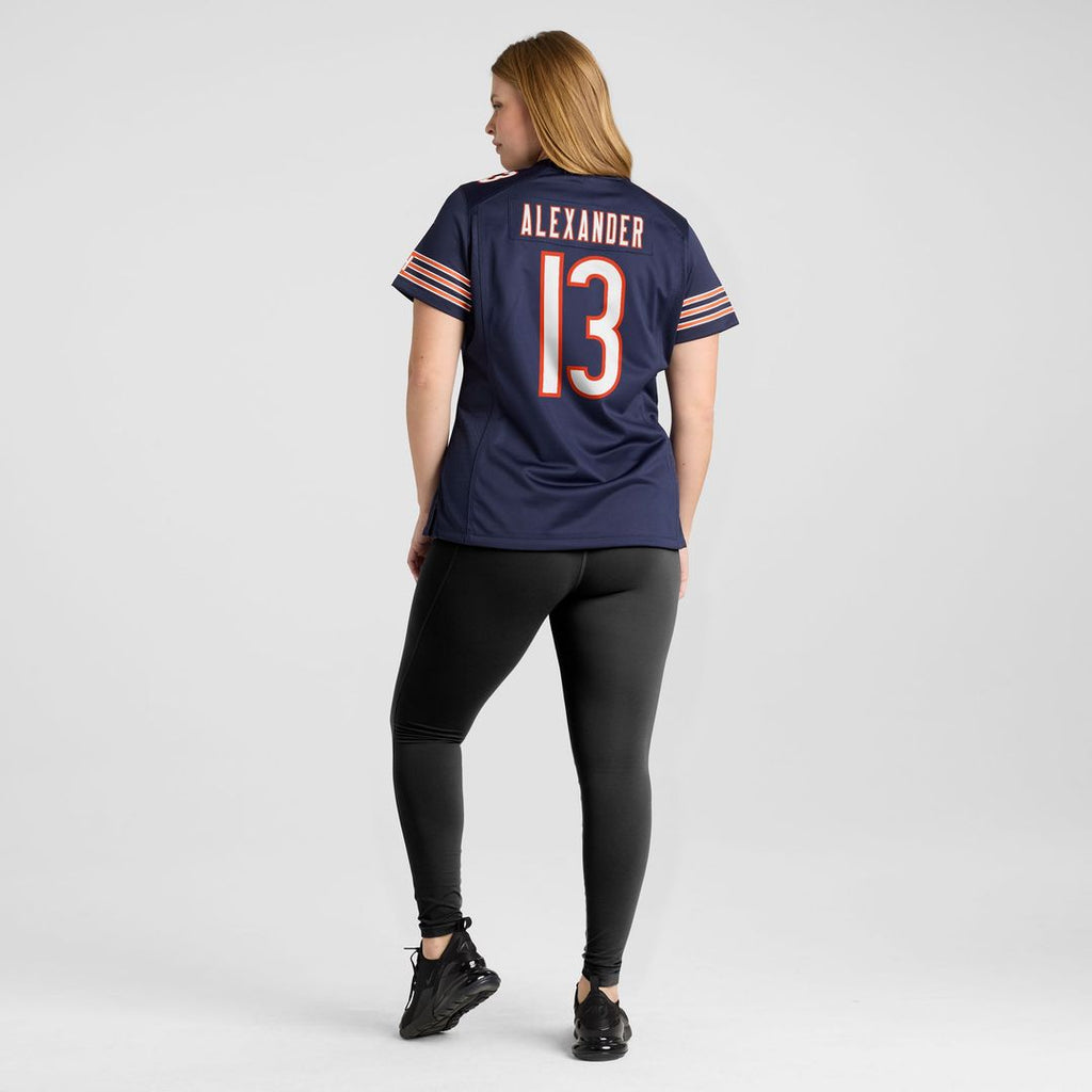 Maurice Alexander Chicago Bears Women's Team Game Jersey - Navy